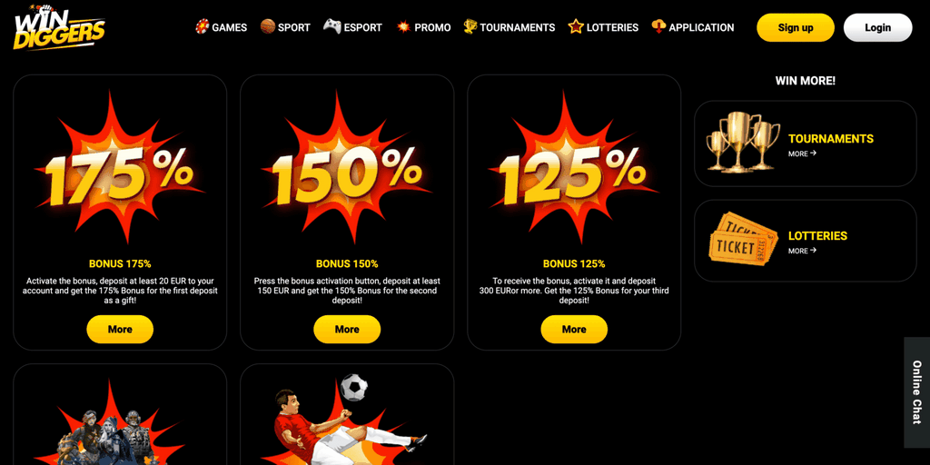 Discover a Globe of Exhilaration: Win Diggers Online Casino Gamings